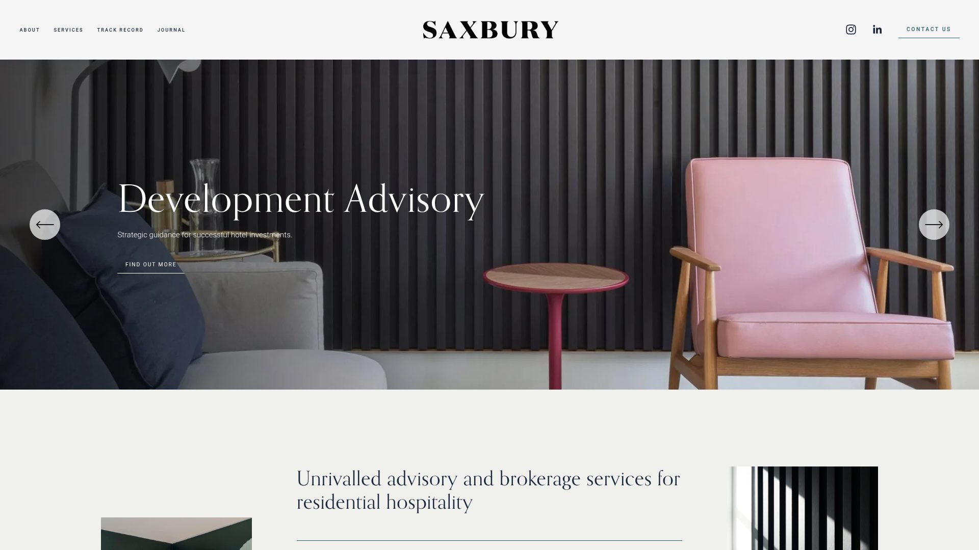 Saxbury website