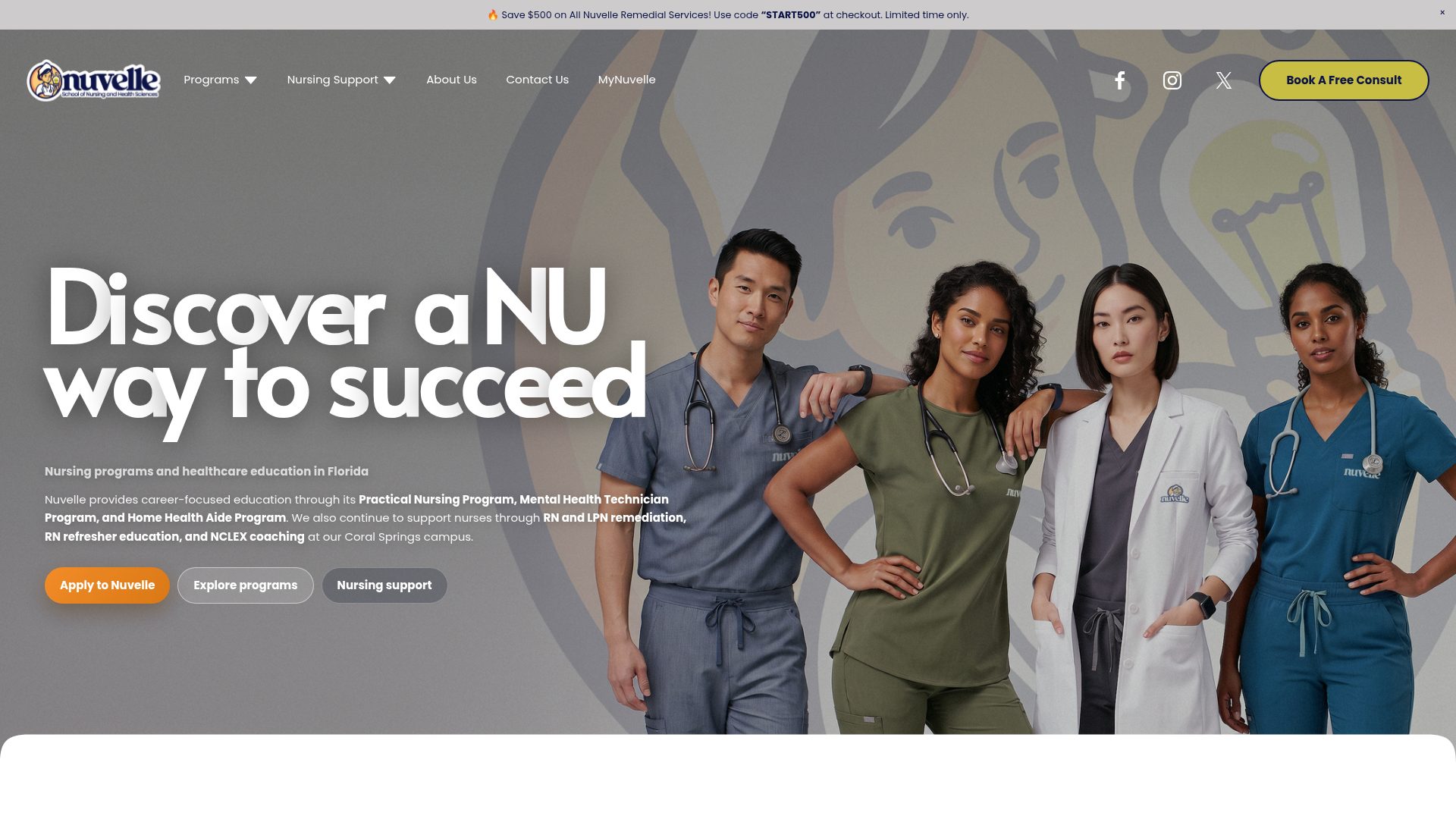 Nuvelle website